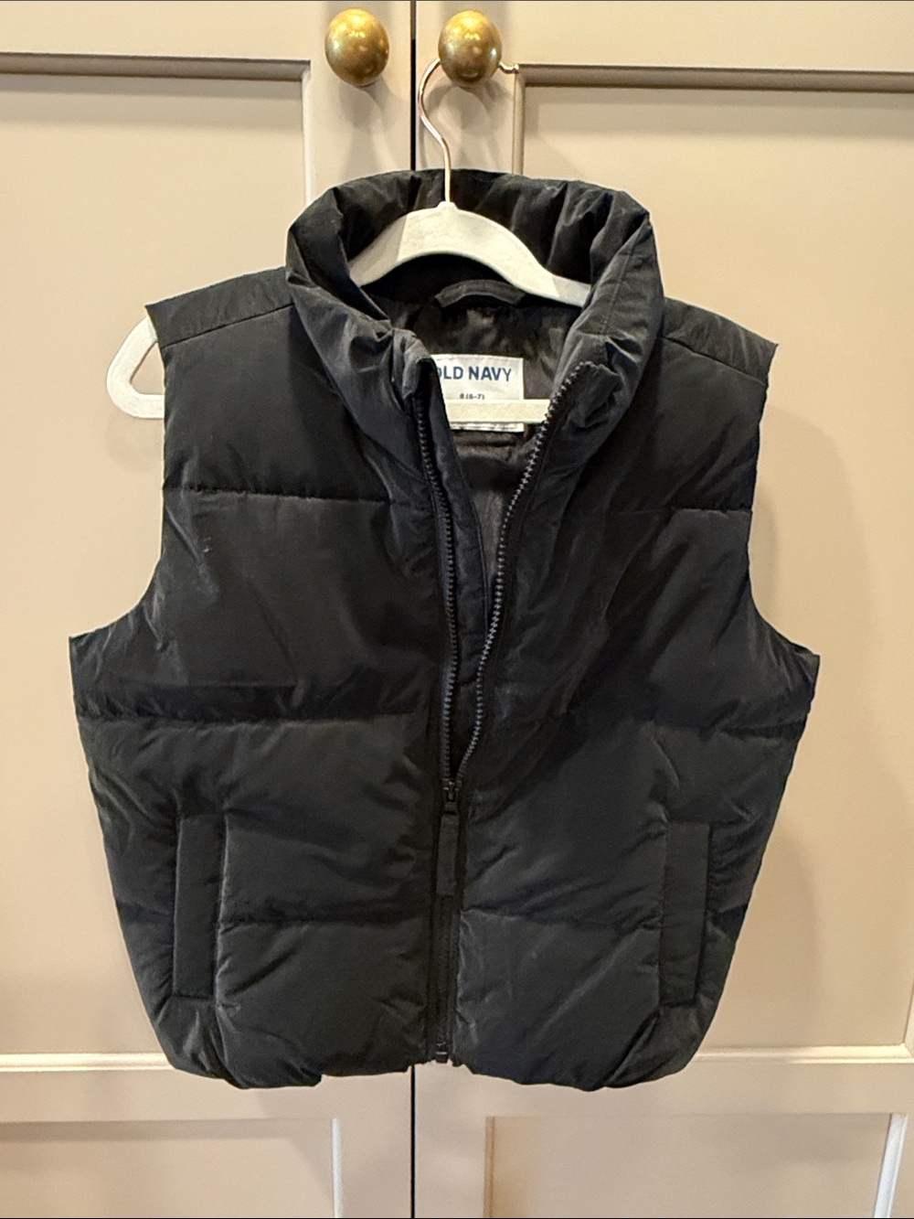 Old Navy Black Quilted Puffer Vest for Kids